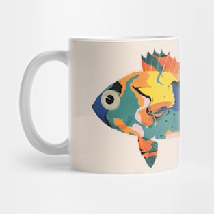 Blue fish Mug